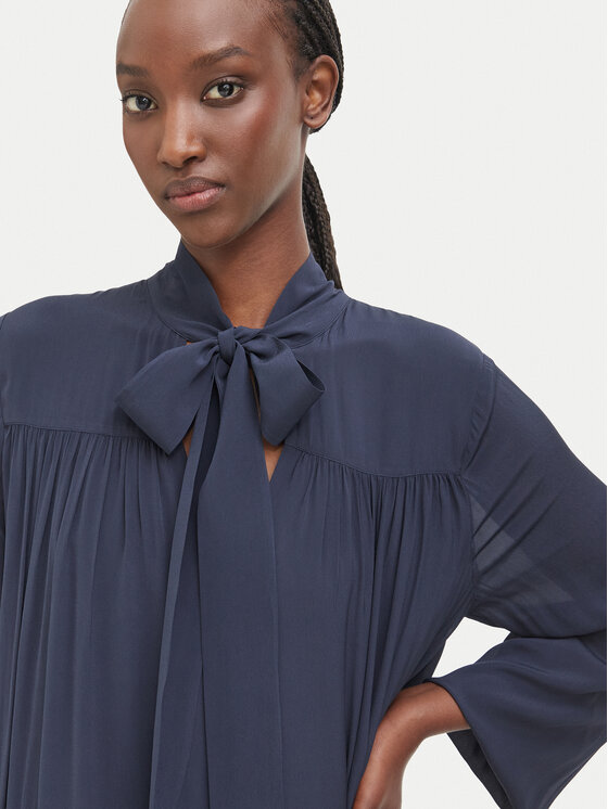BOSS BOSS Vestito da giorno C_Drystina 50571391 Blu scuro Relaxed Fit