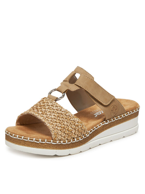 Rieker Rieker Ciabatte V1243-60 Beige