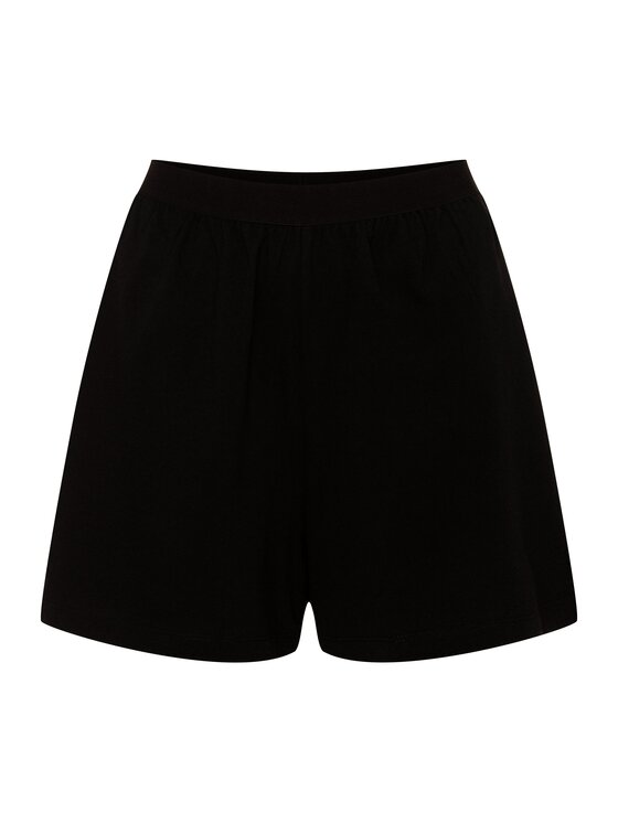 Esotiq Esotiq Szorty materiałowe 42492 Czarny Regular Fit