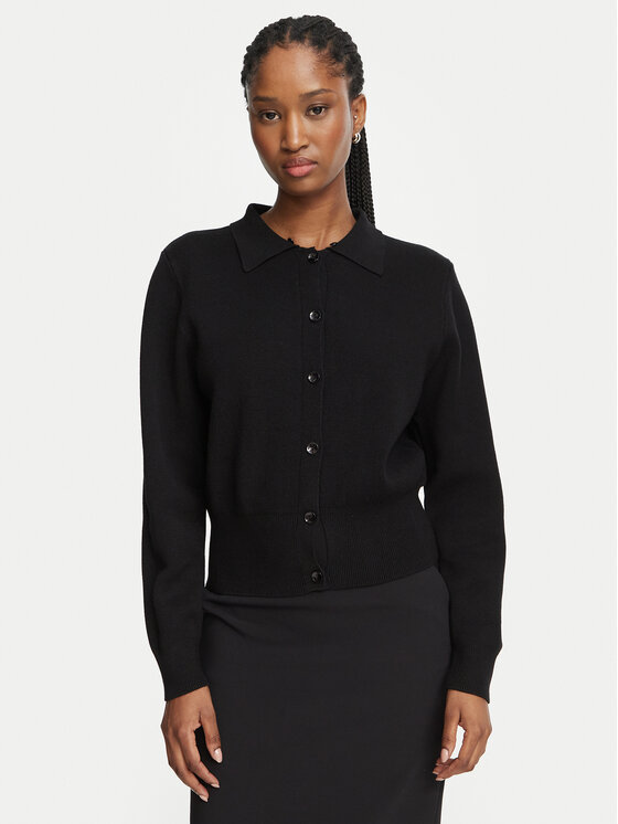 Rinascimento Rinascimento Кардиган CFM0012389003 Черен Regular Fit