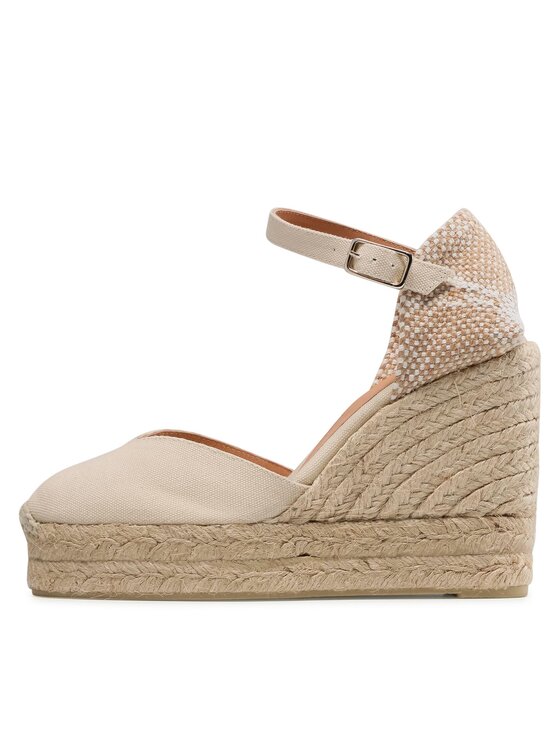 Castañer Castañer Espadryle Chiarita/8ED/001 020983-203 Beżowy