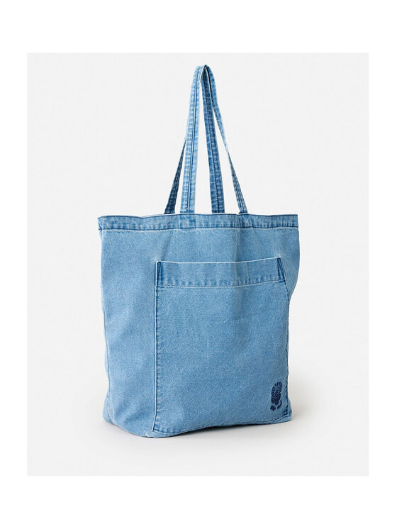 Rip Curl Rip Curl Torba Distressed Denim Tote Bag Niebieski