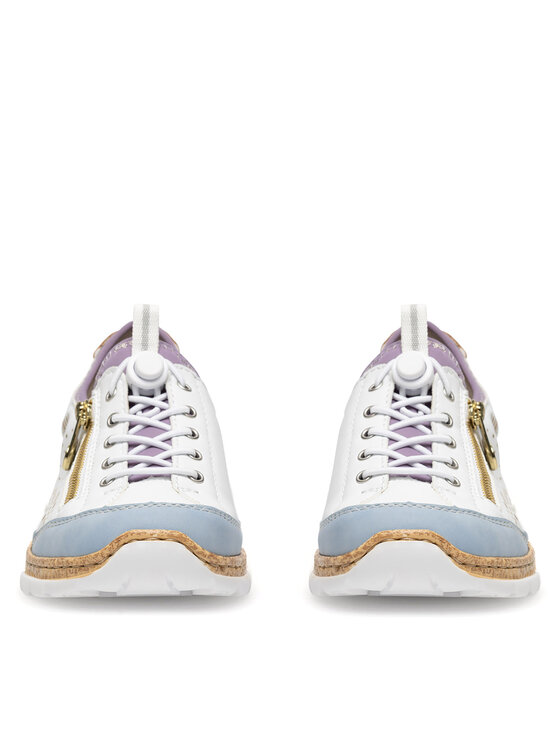 Rieker Rieker Sneakersy N42K6-80 Biały