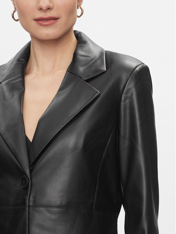 Saramy Only Mantel Mit Leder ONLY Carmakoma Übergangsjacke In