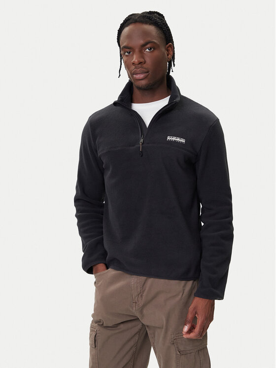 Napapijri Napapijri Polar T-Dergana NP0A88UZ Czarny Regular Fit