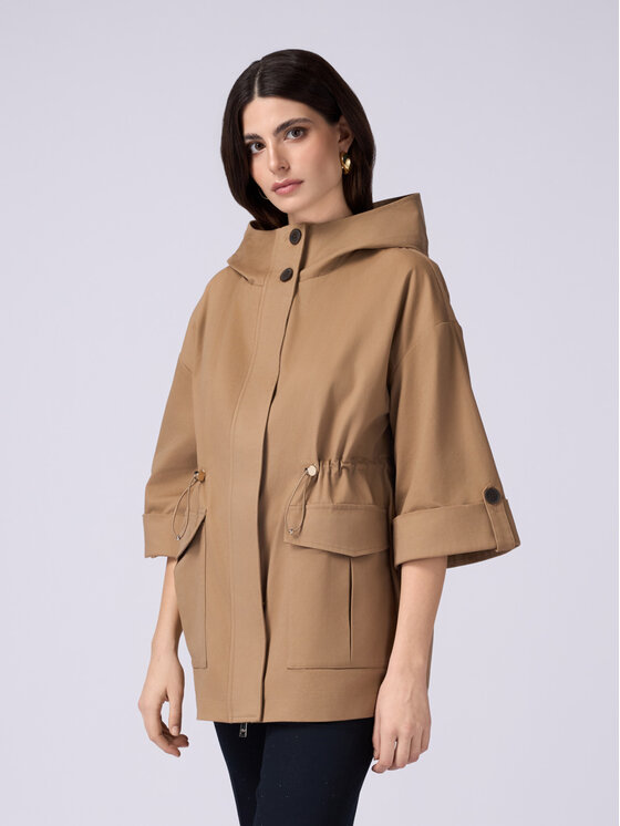 Oltre Oltre Cappotto 0058J000097N002 Écru Over Fit