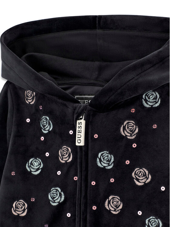 Guess Guess Спортивний костюм K6BG05 K5912 Чорний Regular Fit