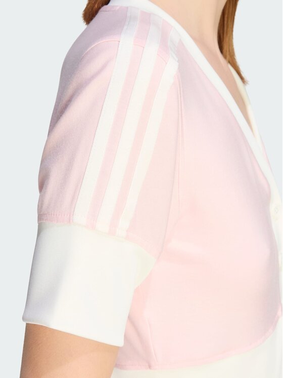 adidas adidas Bluzka 162090 Różowy Slim Fit