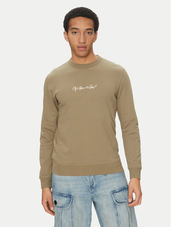 G-Star Raw G-Star Raw Felpa G-Script D26407-D257 6057 Cachi Regular Fit