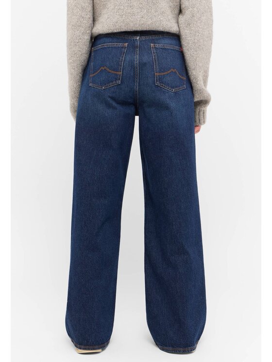 Mustang Mustang Jeansy Style Luise Wide Niebieski Loose Fit