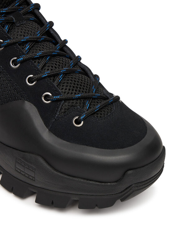 Tommy Jeans Tommy Jeans Trekingová obuv Tjm Hybrid Boot EM0EM01633 Čierna