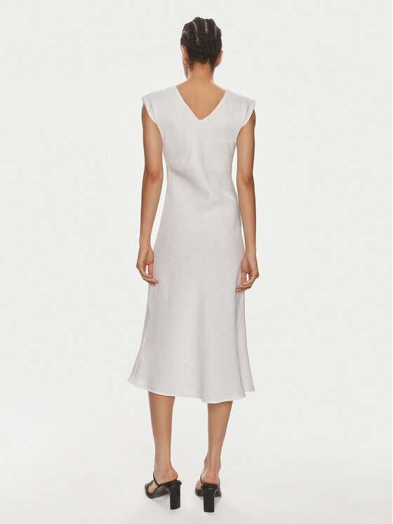 Marella Marella Sukienka letnia Hidalgo 2413221192 Biały Regular Fit