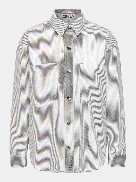 ONLY ONLY Cămașă Merle 15312897 Gri Loose Fit