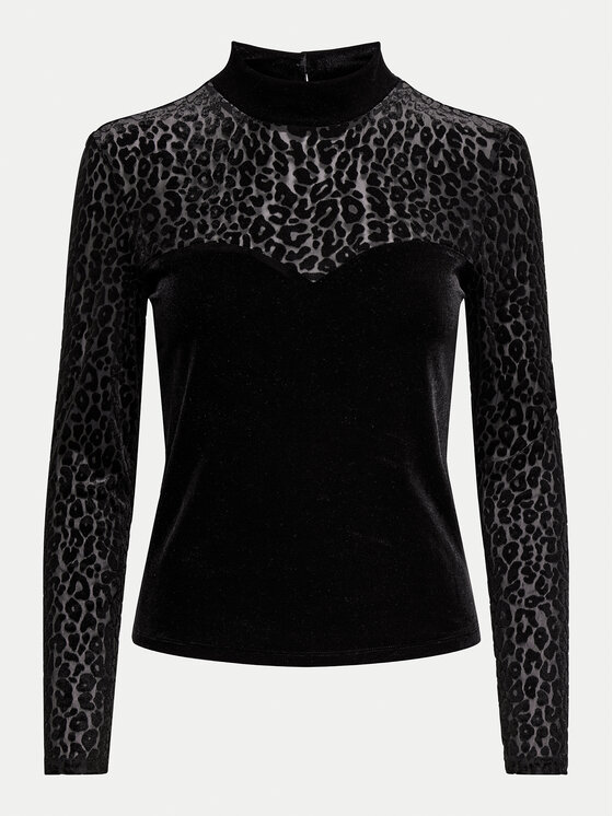 ONLY ONLY Bluza Eliana 15339981 Črna Slim Fit