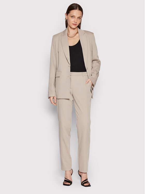NA-KD NA-KD Giacca da abito Basic 1018-008348-1844-581 Beige Oversize