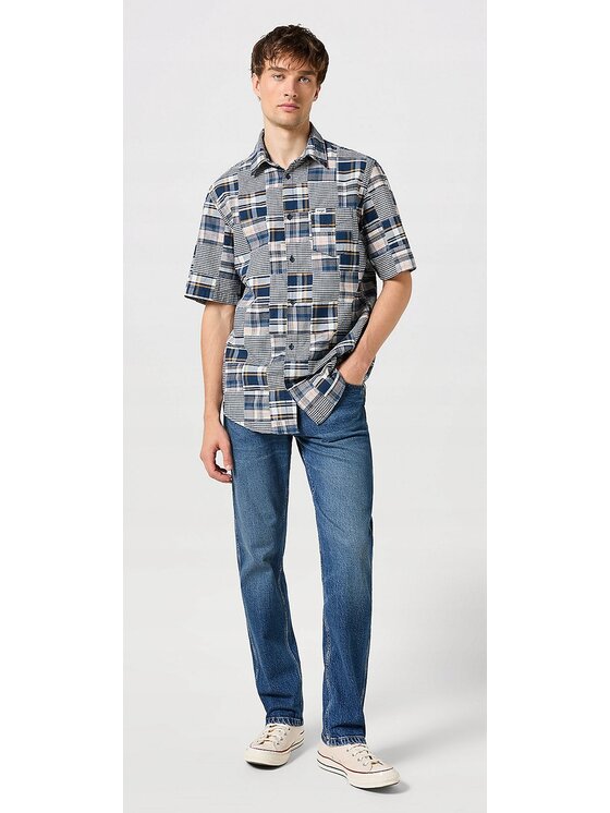 Wrangler Wrangler Jeans Frontier Blu Relaxed Fit