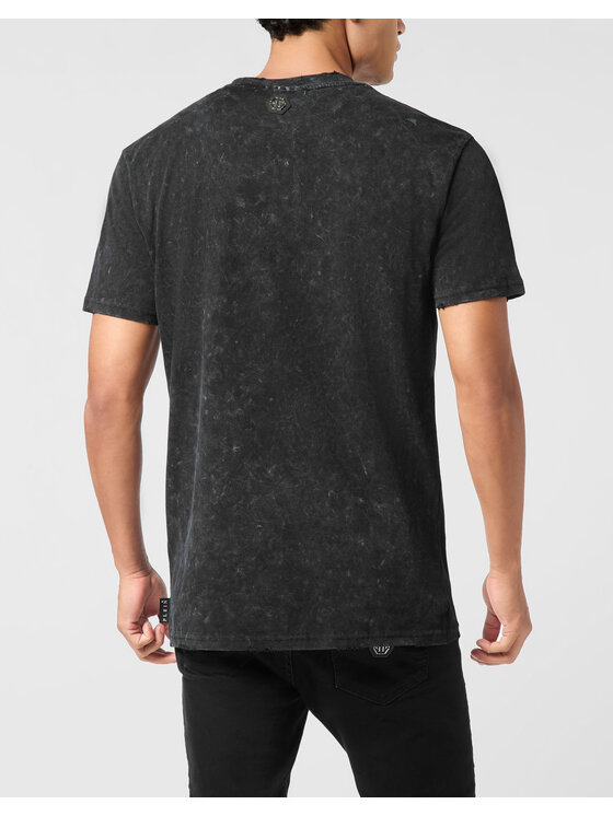 PHILIPP PLEIN PHILIPP PLEIN T-Shirt 26241 Czarny Regular Fit