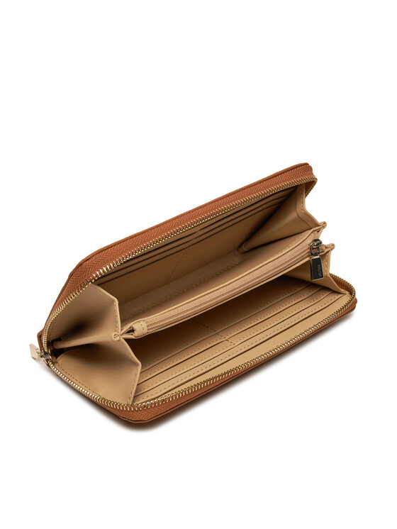 Guess Guess Великий жіночий гаманець Laurel Slg SWBG85 00146 Коричневий