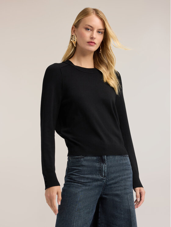 Motivi Motivi Maglione M350W004055N033 Nero Over Fit