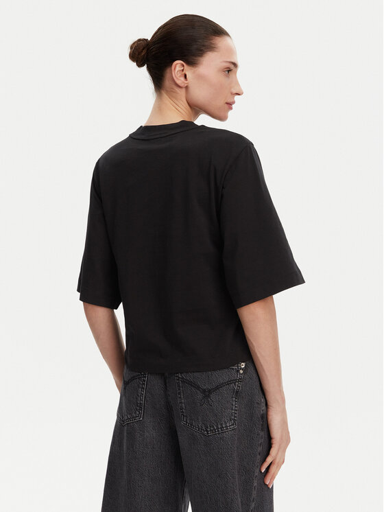 PINKO PINKO Marškinėliai Niamey 104604 A2CS Juoda Regular Fit