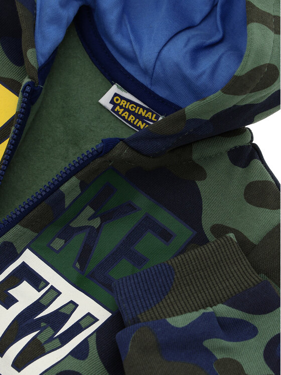 Original Marines Original Marines Majica dugih rukava DCA0647NM Zelena Regular Fit