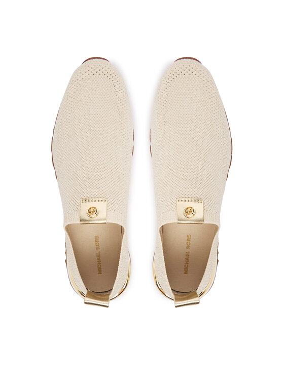 MICHAEL Michael Kors MICHAEL Michael Kors Sneakersy 43R6NOFP3D Beżowy