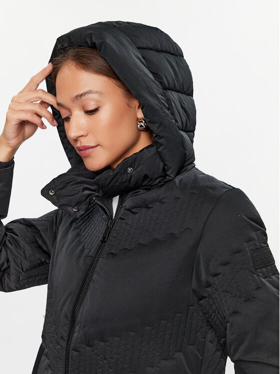 Guess Guess Zimní bunda W3BL42 WFSV2 Černá Regular Fit