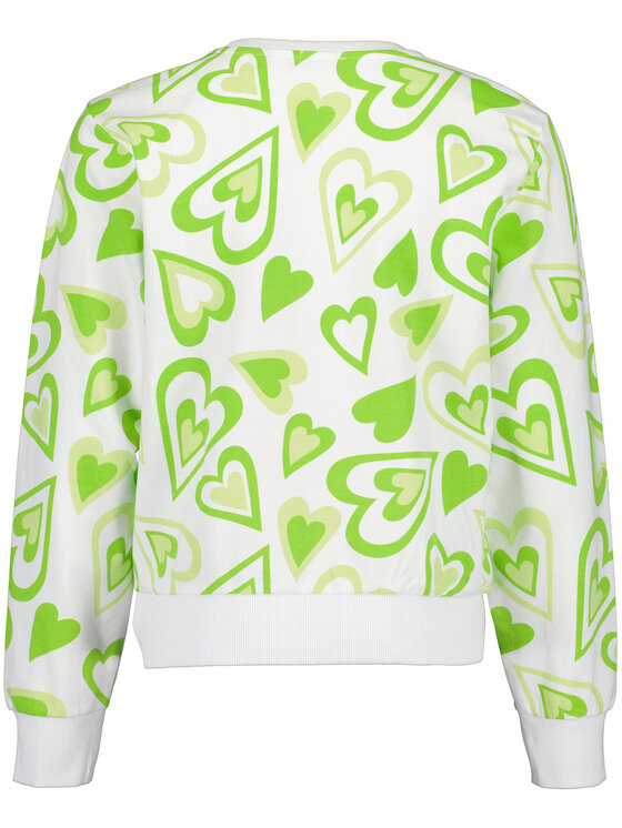 Blue Seven Blue Seven Pulover 523046 X Verde Regular Fit