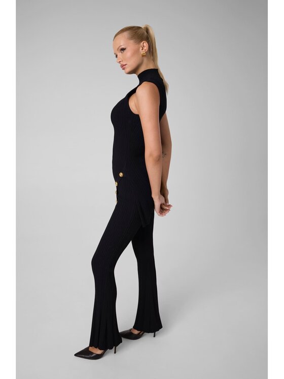 Guess Guess Spodnie materiałowe 184535 Czarny Classic Fit