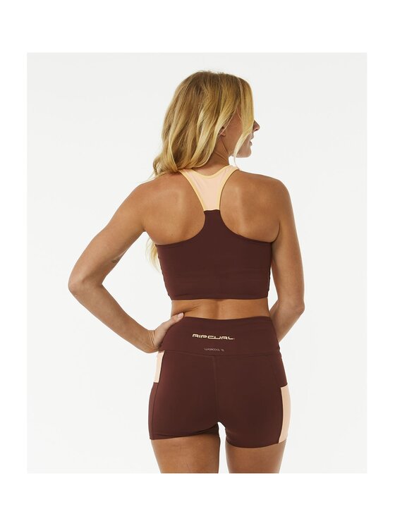 Rip Curl Rip Curl Top Rss Revival Crop Fioletowy Performance Fit