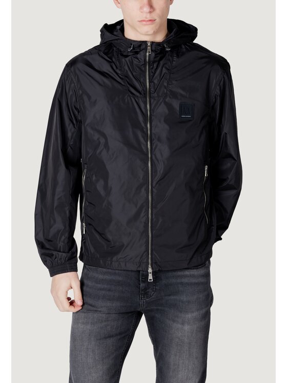 Armani Exchange Armani Exchange Giacca di pelle XM000342 AF12285 Nero Regular Fit