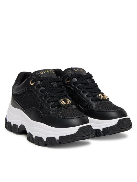 Guess Guess Αθλητικά FLFBRT ELE12 Μαύρο