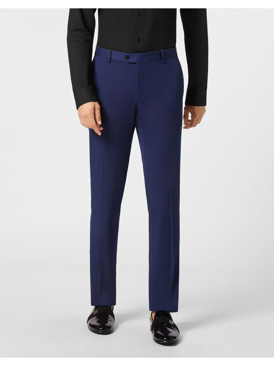 PHILIPP PLEIN PHILIPP PLEIN Chinosy 9387 Błękitny Chino Fit