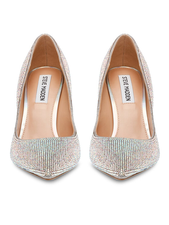 Steve Madden Steve Madden Pantofi cu toc subțire Evelyn-R Pump SM11002840-02003-06K Argintiu