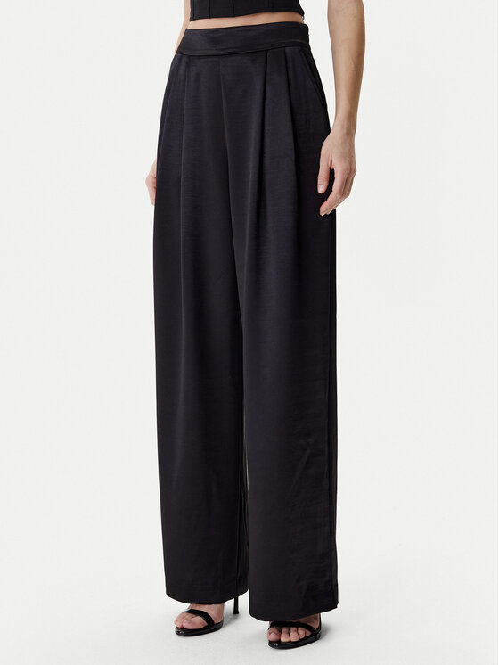 Guess Guess Pantaloni di tessuto W6RB66 W2612 Nero Regular Fit