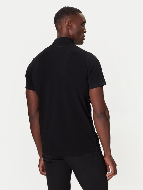 KARL LAGERFELD KARL LAGERFELD Tricou polo 745001 554221 Negru Regular Fit