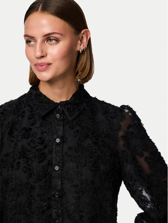 Pieces Pieces Srajca Pina 17154276 Črna Regular Fit