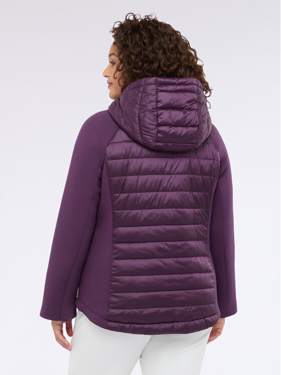 Fiorella Rubino Fiorella Rubino Kurtka puchowa F447T001348N039 Fioletowy A-Line Fit