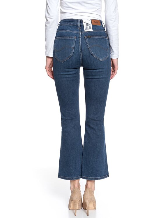 Lee Lee Jeans KICKED FLARE Blu Skinny Fit