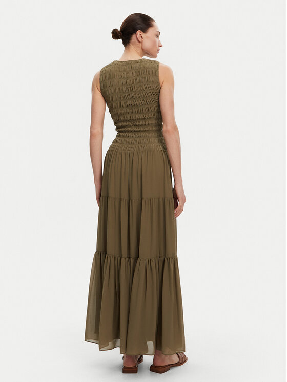 MICHAEL Michael Kors MICHAEL Michael Kors Poletna obleka MS582VF7R3 Khaki Regular Fit