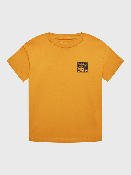 Jack Wolfskin Jack Wolfskin T-shirt Teen Exploring 1609851 Narančasta Regular Fit