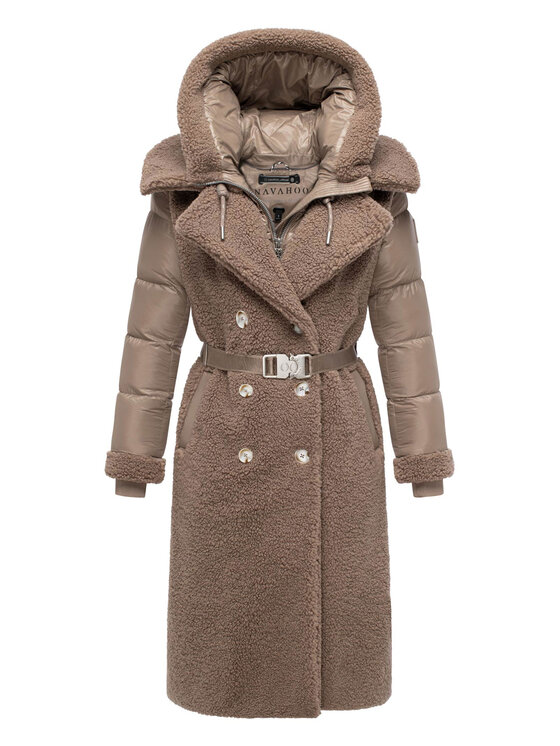 Navahoo Navahoo Kurtka zimowa Kuscheltraum Szary Regular Fit
