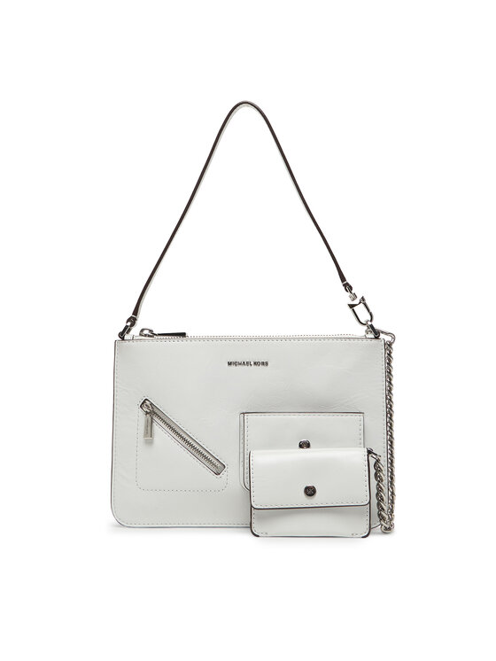 MICHAEL Michael Kors MICHAEL Michael Kors Ročna torba Jet Set 32S6SJ6F6L Bela