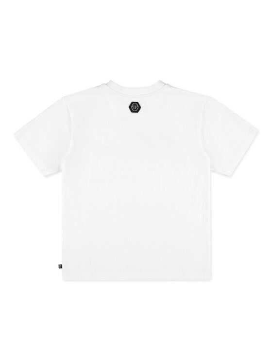 PHILIPP PLEIN PHILIPP PLEIN T-Shirt 2041 Biały Regular Fit