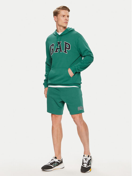 Gap Gap Sportovní kraťasy 866764-01 Zelená Regular Fit