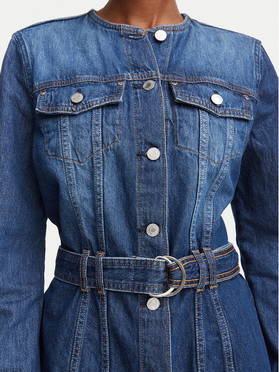 Guess Guess Traper jakna W6YN04 D1342 Plava Regular Fit