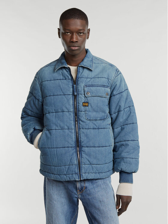 G-Star Raw G-Star Raw Jeansová bunda D25201-D777 Modrá Regular Fit