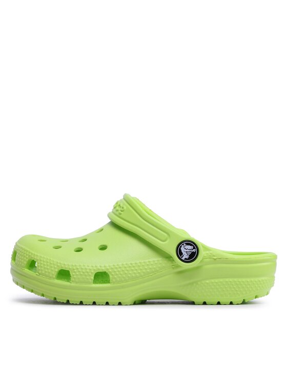 Crocs Crocs Klapki Classic Clog K 206991 Zielony