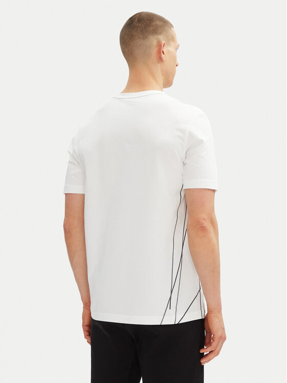 BOSS BOSS T-shirt Beetle 50542048 Bijela Regular Fit