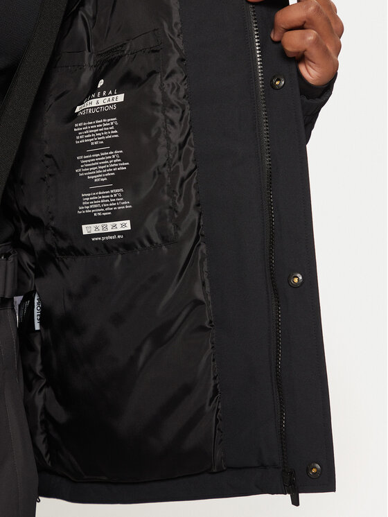 Protest Protest Скиорско яке Choose 6710644 Черен Slim Fit